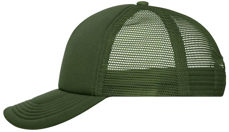 Daiber - 5-Panel Polyester Mesh Pet - Dark Olive