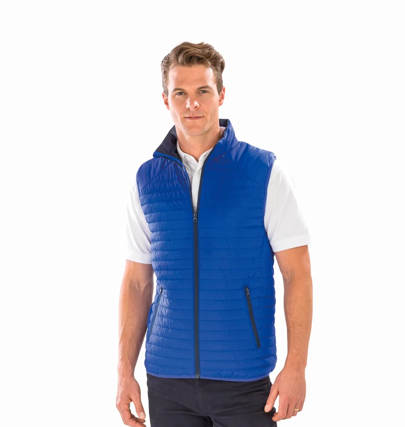 Result Genuine Recycled - Recycled Thermoquilt Bodywarmer - Royal/Navy
