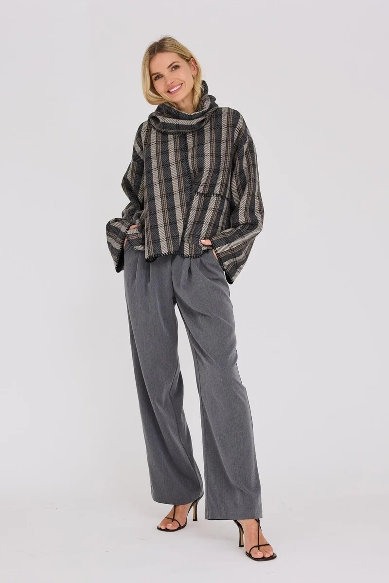 A-View - Checki Jacket AV8275 - 050 - Grey/Black