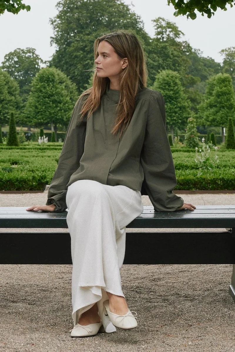 Neo Noir - Tirsa Twill Jacket 168103 - 151 - Army