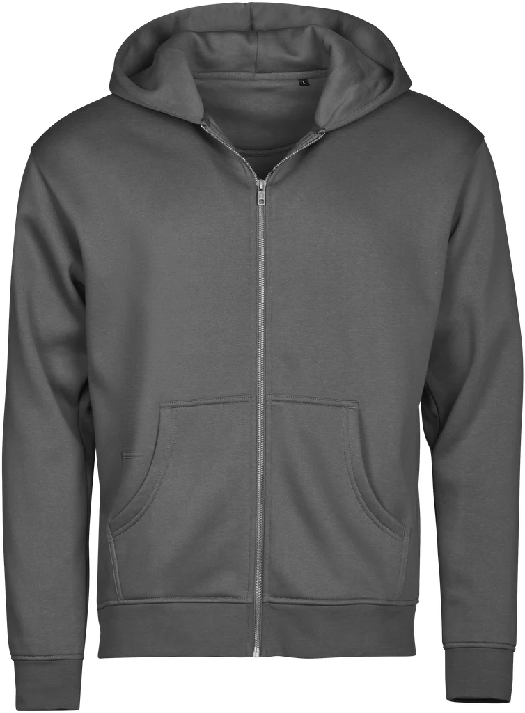 Tee Jays - Urban hoodie met rits - Powder Grey