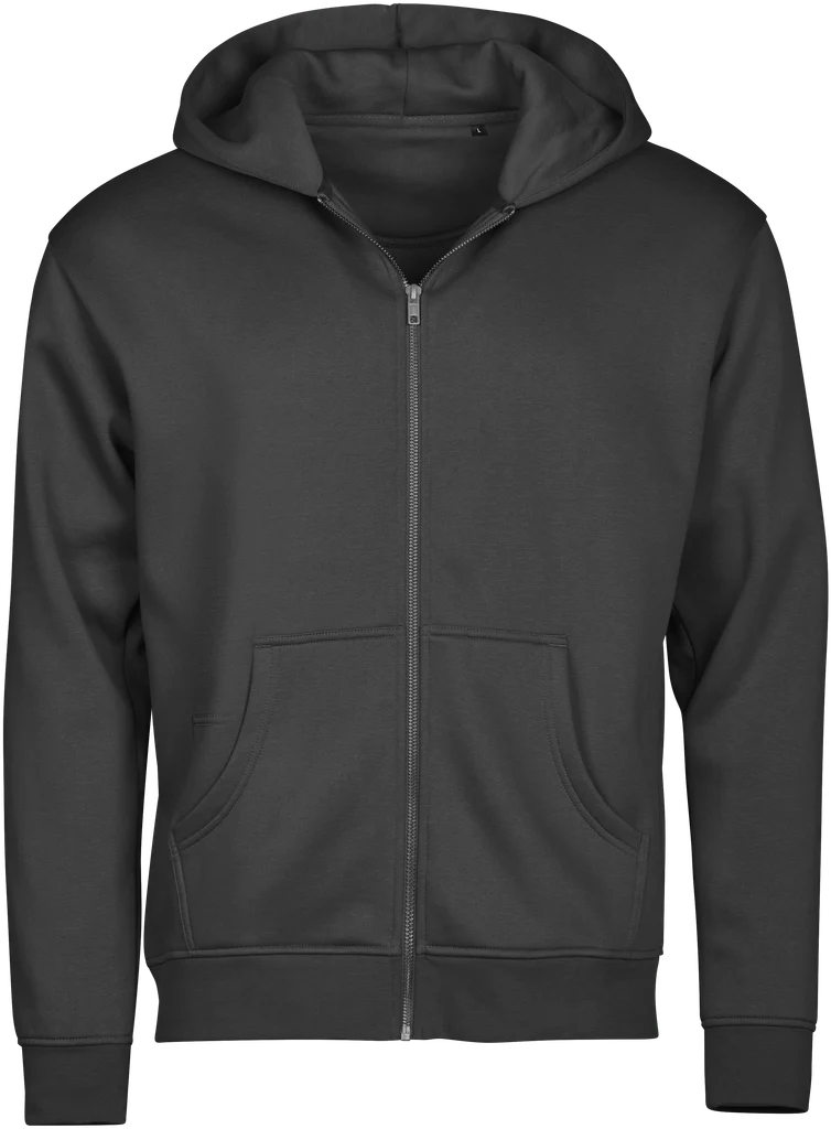Tee Jays - Urban hoodie met rits - Black