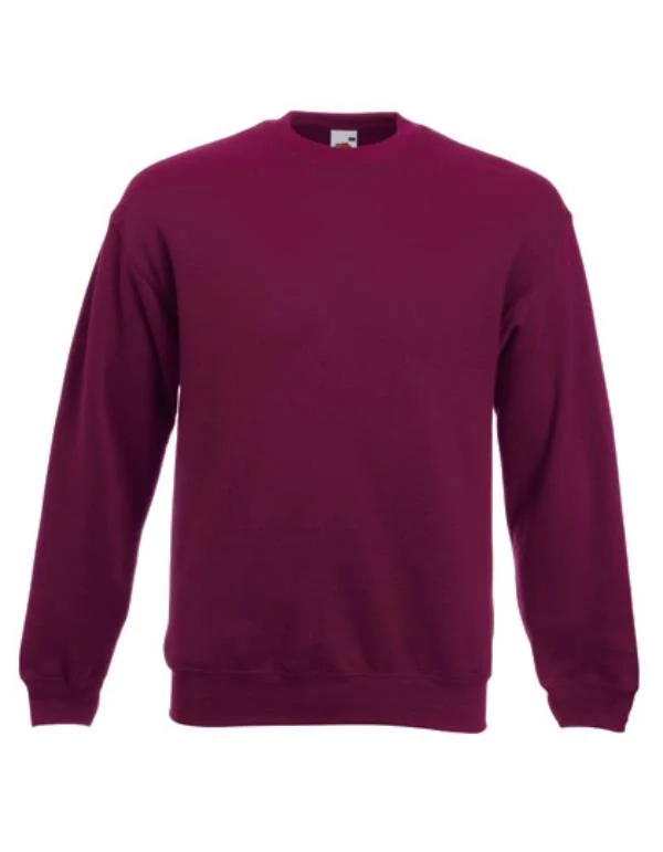 Fruit of the Loom - Classic Set-in Sweater - Burgundy
