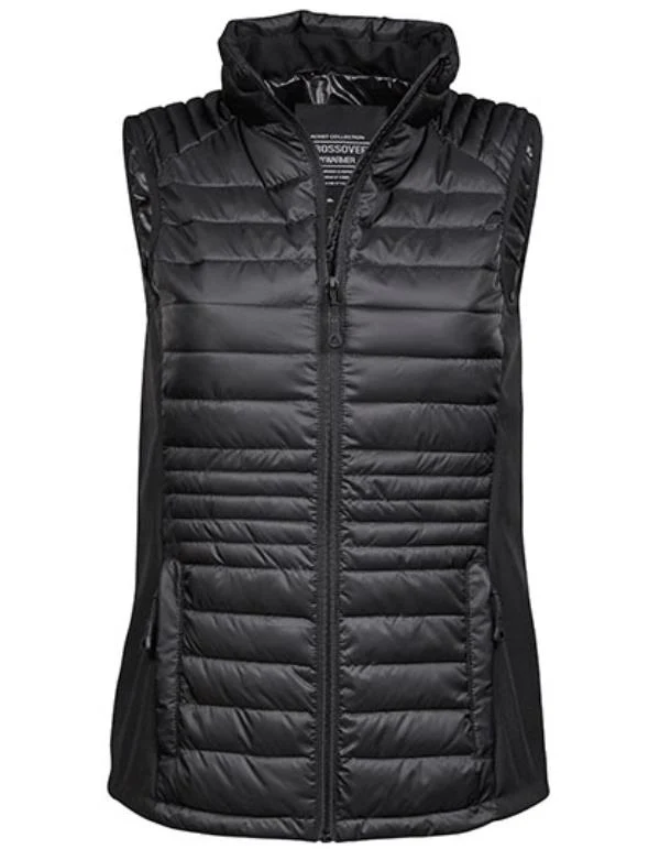 Tee Jays - Dames Crossover Bodywarmer - Black/Black