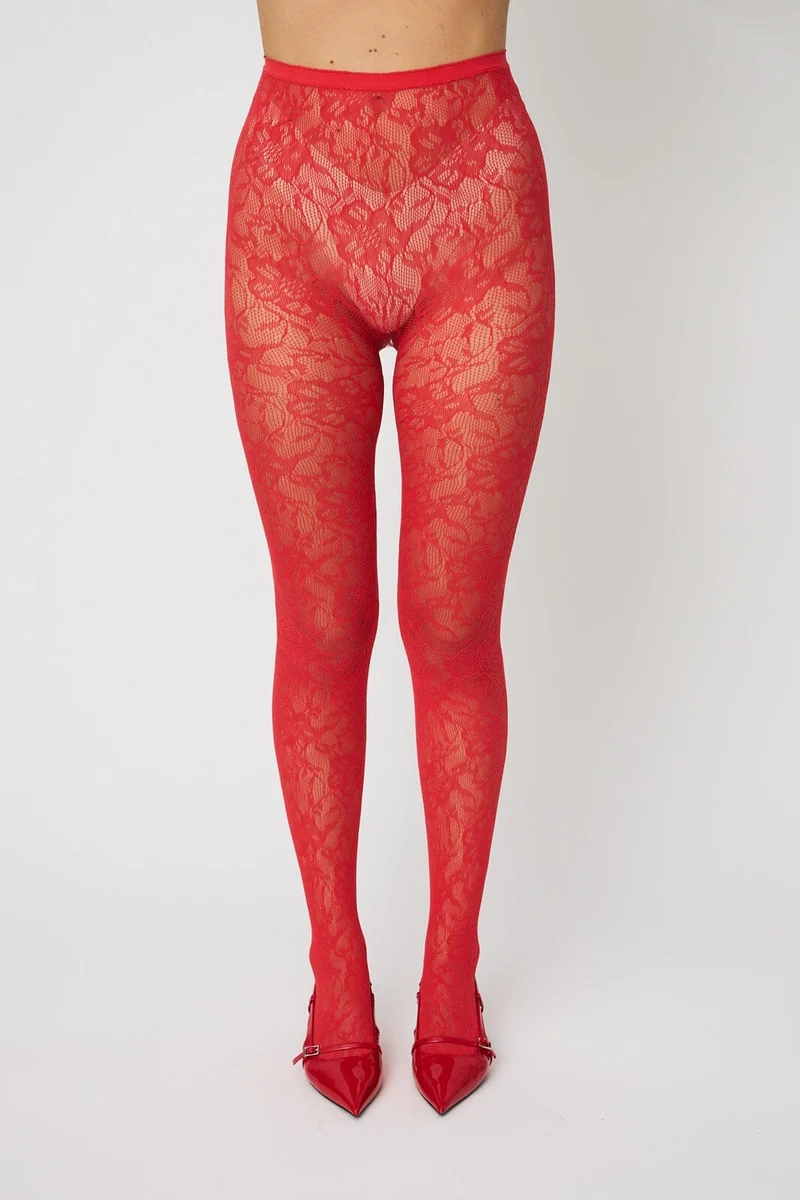 Cras - Dacy Tights C534 - 4048 - Hibiscus