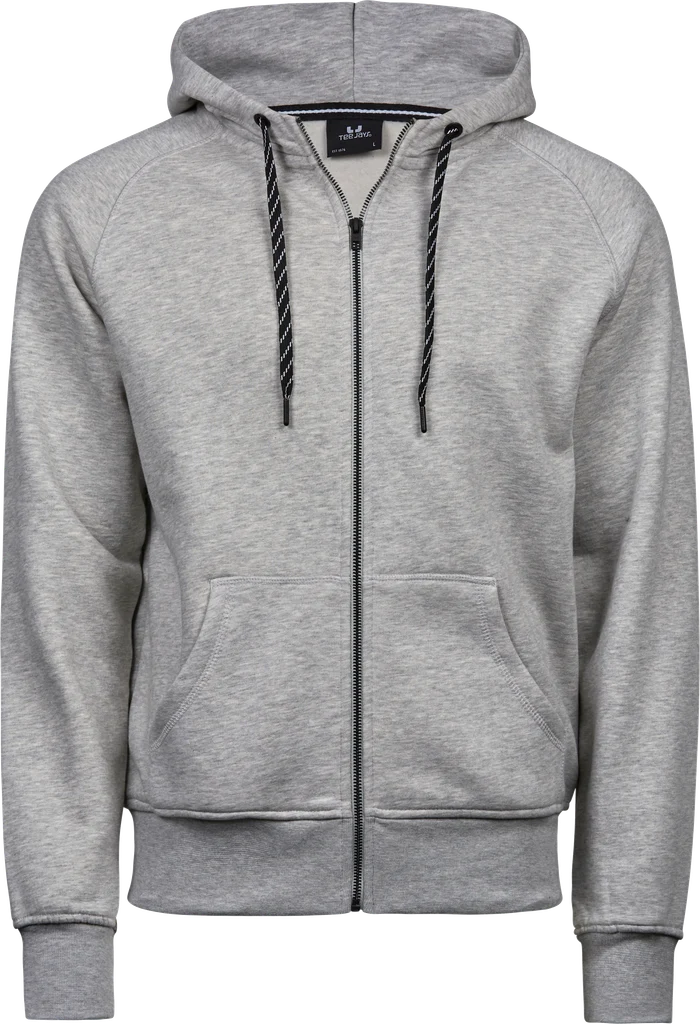 Tee Jays - Fashion Hoodie met rits - Heather Grey