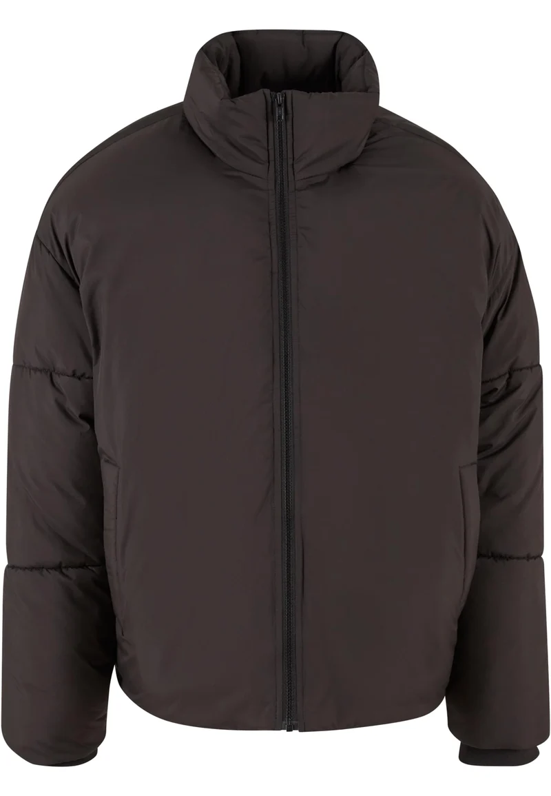 Build Your Brand - Oversized Puffer Jacket - Black