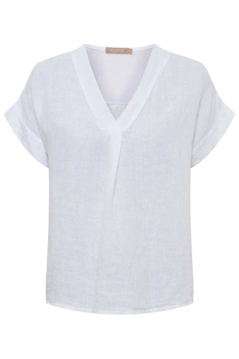 Marta Du Chateau - Mdcbellissima Blouse 86520 - White