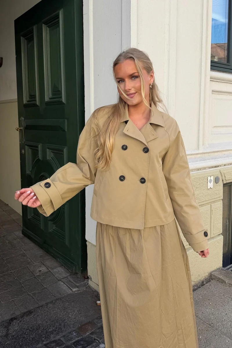 Byic - Lunaic Trenchcoat A2320 - Dark Beige