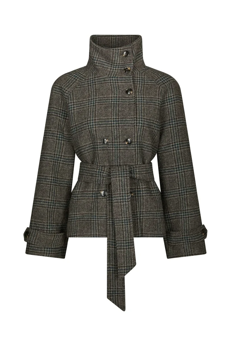 Neo Noir - Munet Check Jacket 170008 - 104 - Dark Grey