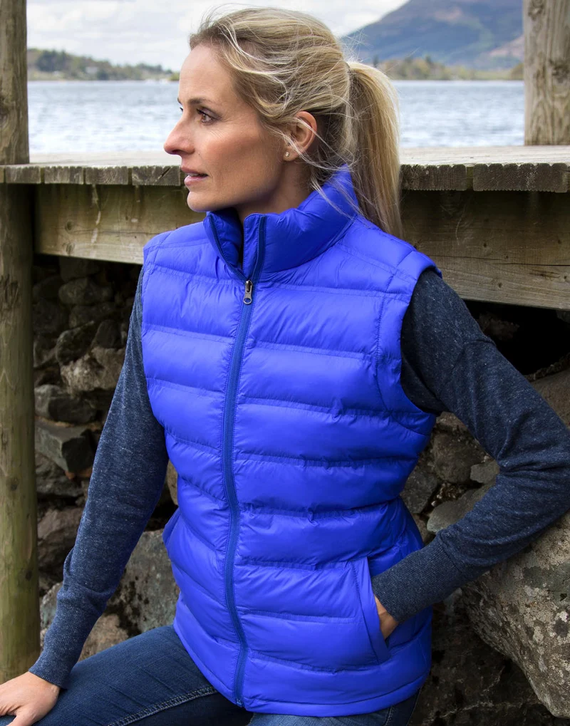 Result - Ice Bird Padded Dames Bodywarmer - Royal