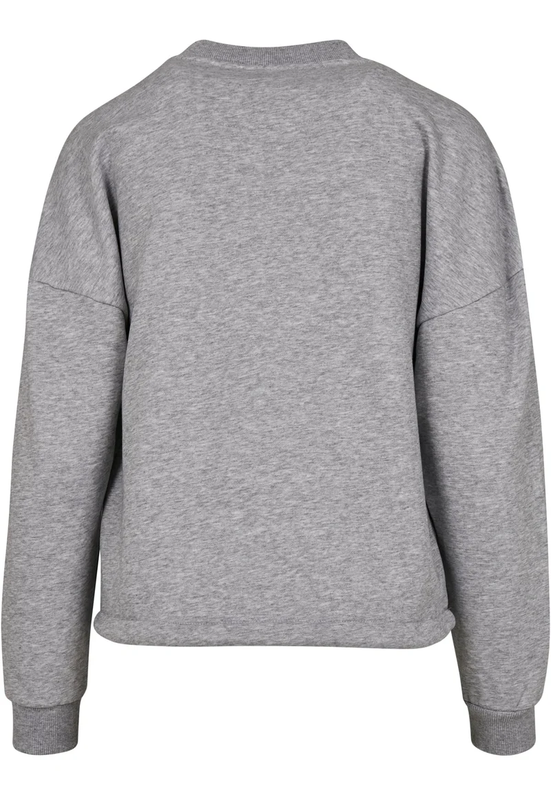 Build Your Brand - Oversized Dames Sweater - Heather Grey