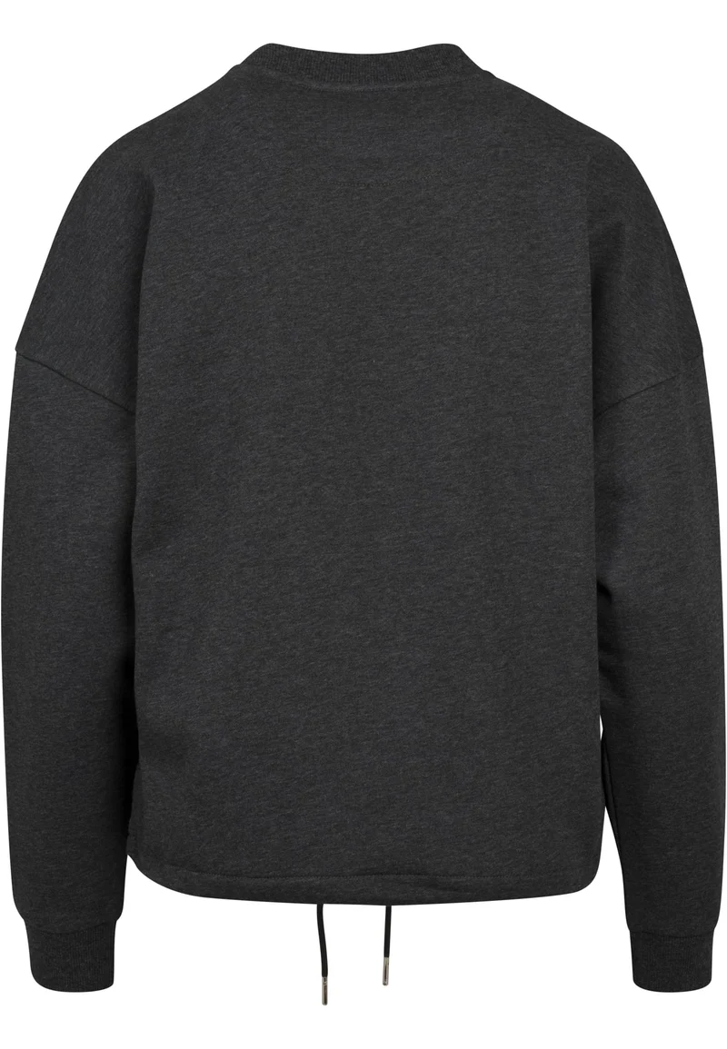 Build Your Brand - Oversized Dames Sweater - Charcoal (Heather)