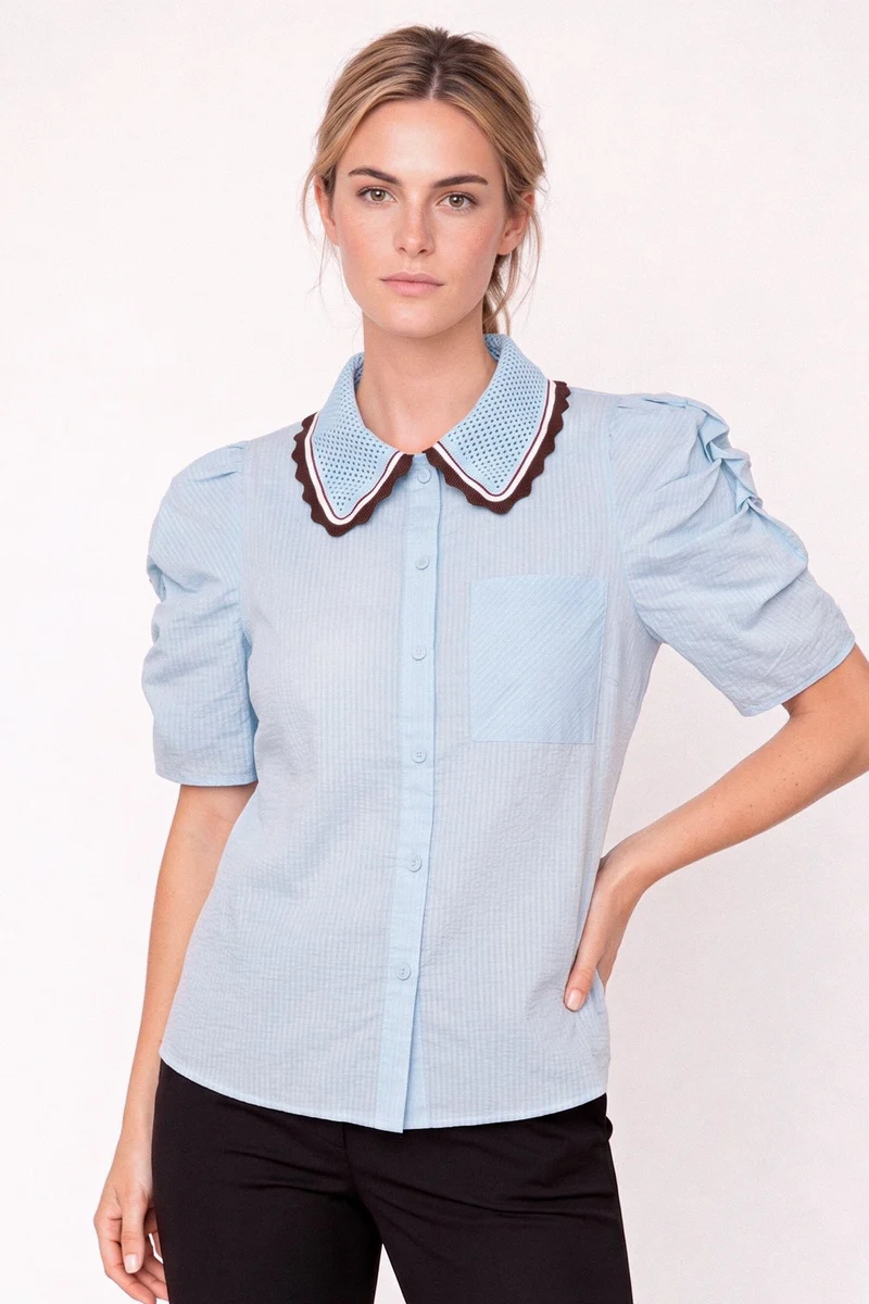 Gossia - Allygo Blouse G2811 - Light Blue