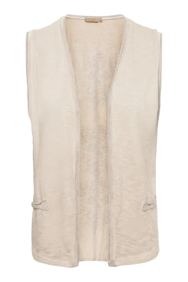 Marta Du Chateau - Vest 6309 - Beige