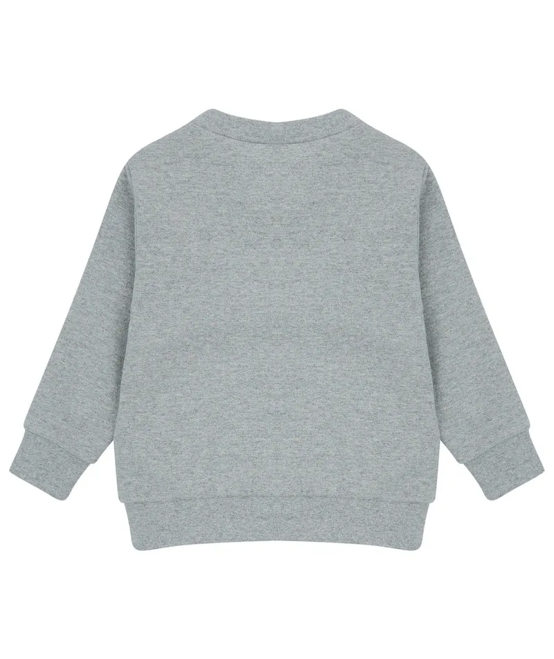 Larkwood - Sustainable Fashion Baby Sweater - Heather Grey
