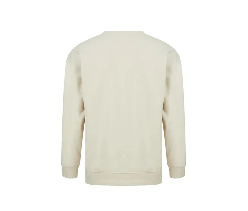 SF Minni - Sustainable Kinder Curved Hem Sweater - Light Stone