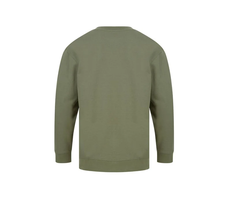 SF Minni - Sustainable Kinder Curved Hem Sweater - Khaki