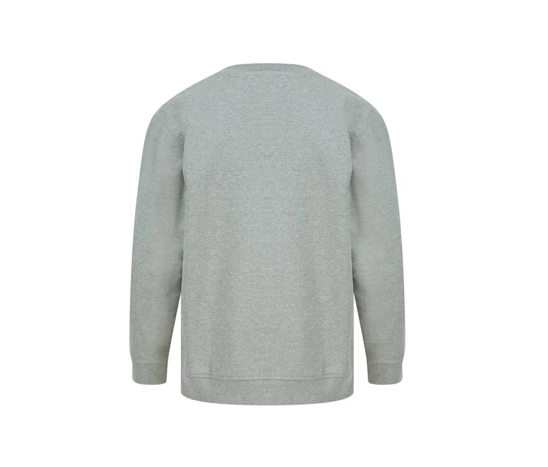 SF Minni - Sustainable Kinder Curved Hem Sweater - Heather Grey