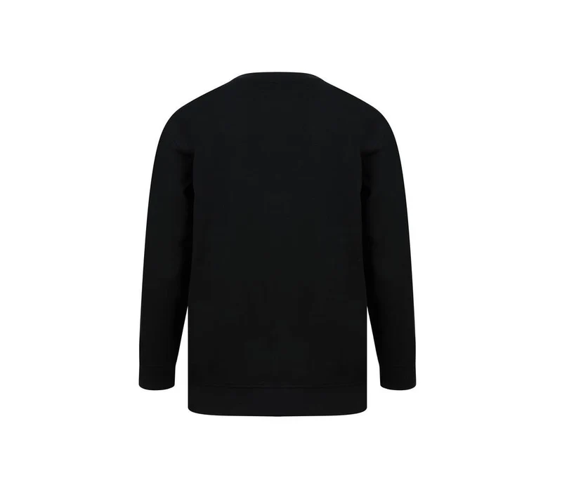 SF Minni - Sustainable Kinder Curved Hem Sweater - Black