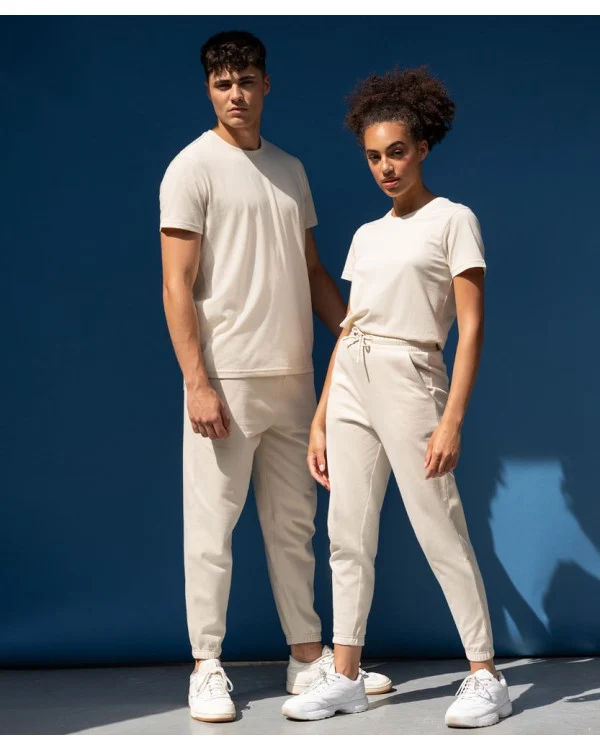 SF Men - Sustainable Fashion Cuffed Joggingbroek- Light Stone