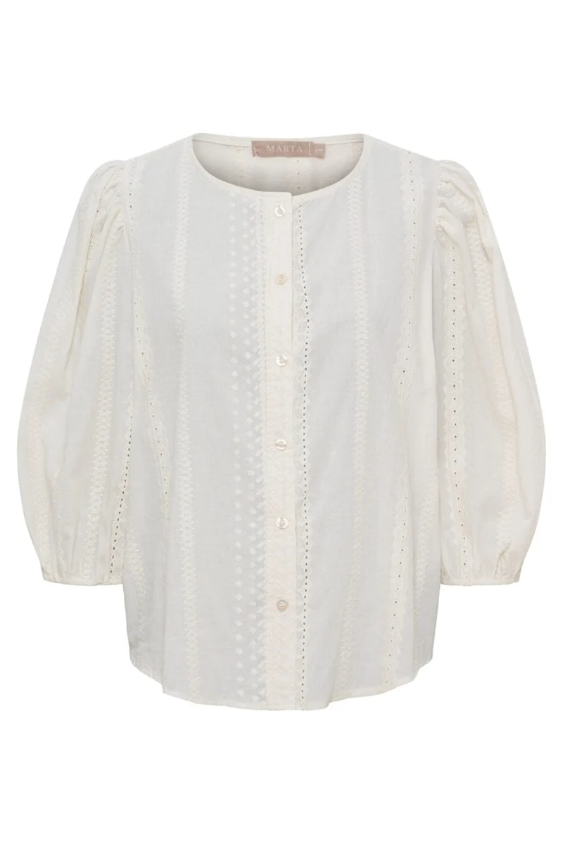 Marta Du Chateau - Mdcvalessia Blouse 58136m - Creme
