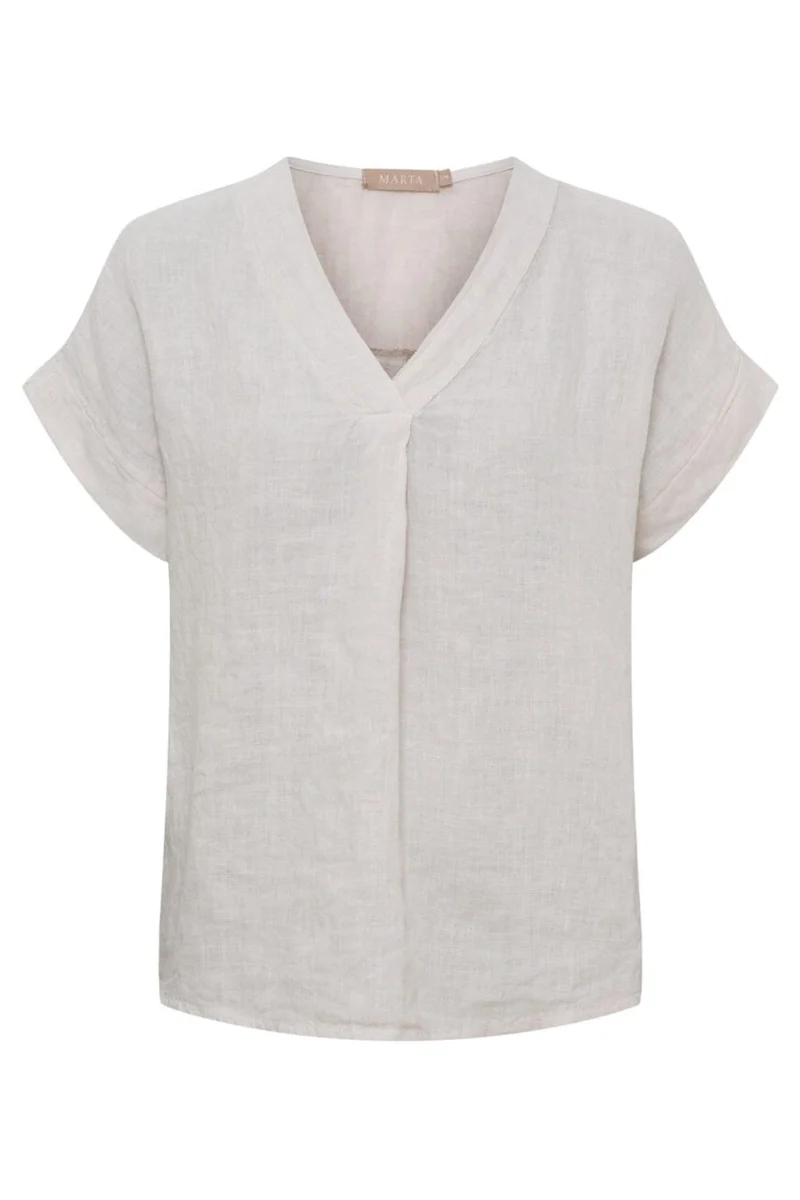 Marta Du Chateau - Mdcbellissima Blouse 86520 - Sabbia