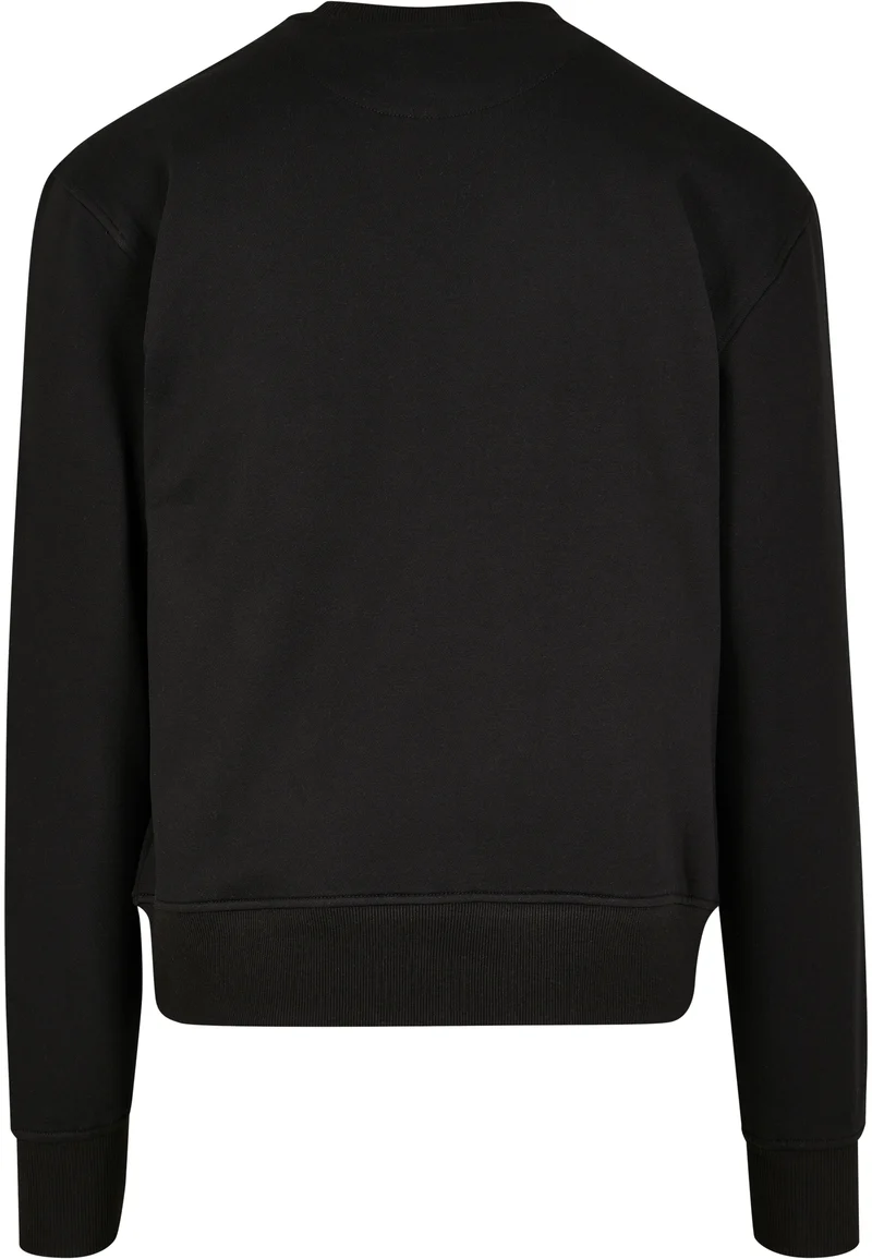 Build Your Brand - Premium Oversized Crewneck Sweater - Black