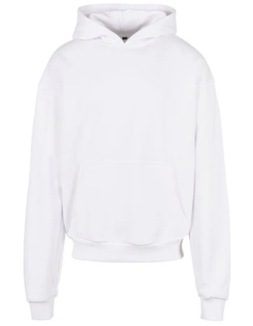 Build Your Brand - Ultra Heavy Cotton Box Hoodie - White