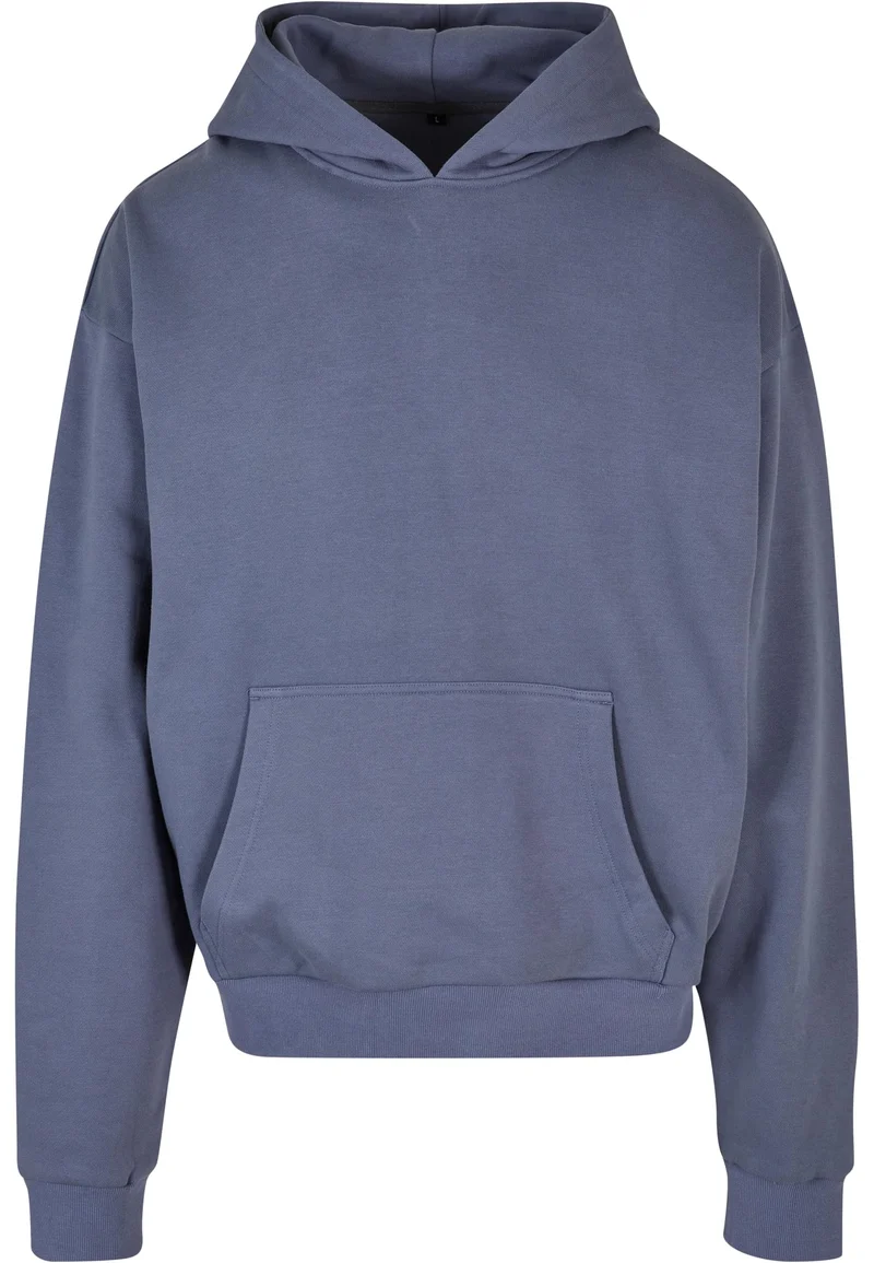 Build Your Brand - Ultra Heavy Cotton Box Hoodie - Vintage Blue
