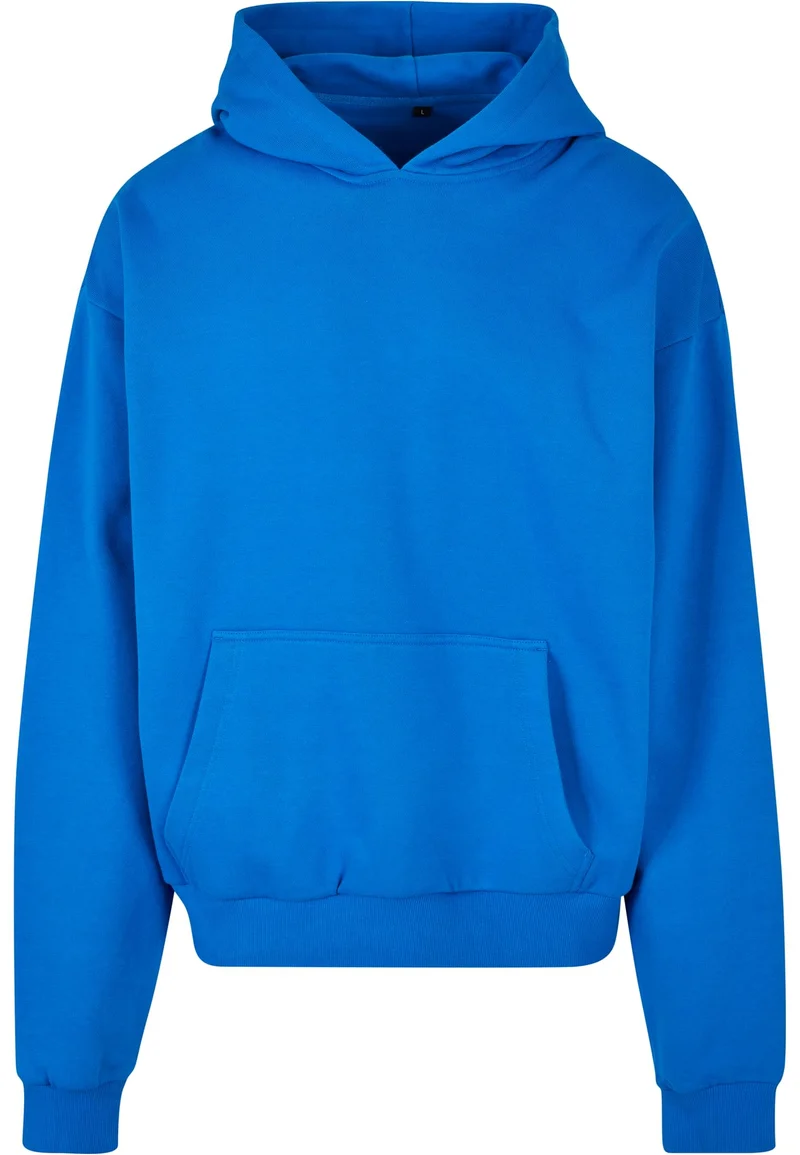 Build Your Brand - Ultra Heavy Cotton Box Hoodie - Cobalt Blue