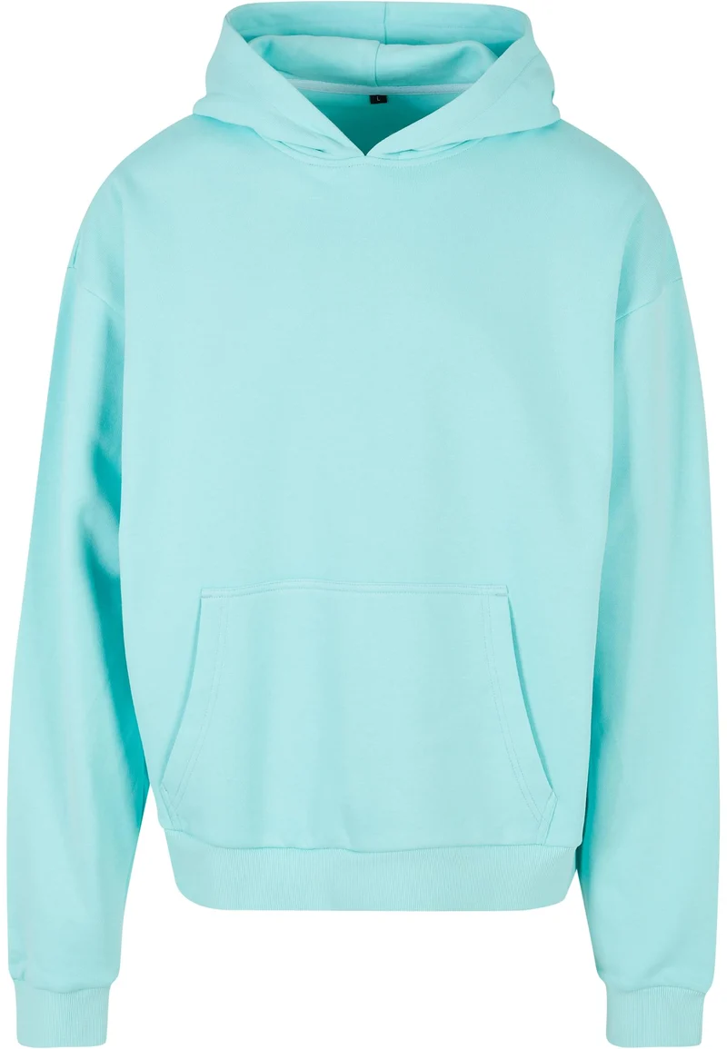 Build Your Brand - Ultra Heavy Cotton Box Hoodie - Beryl Blue