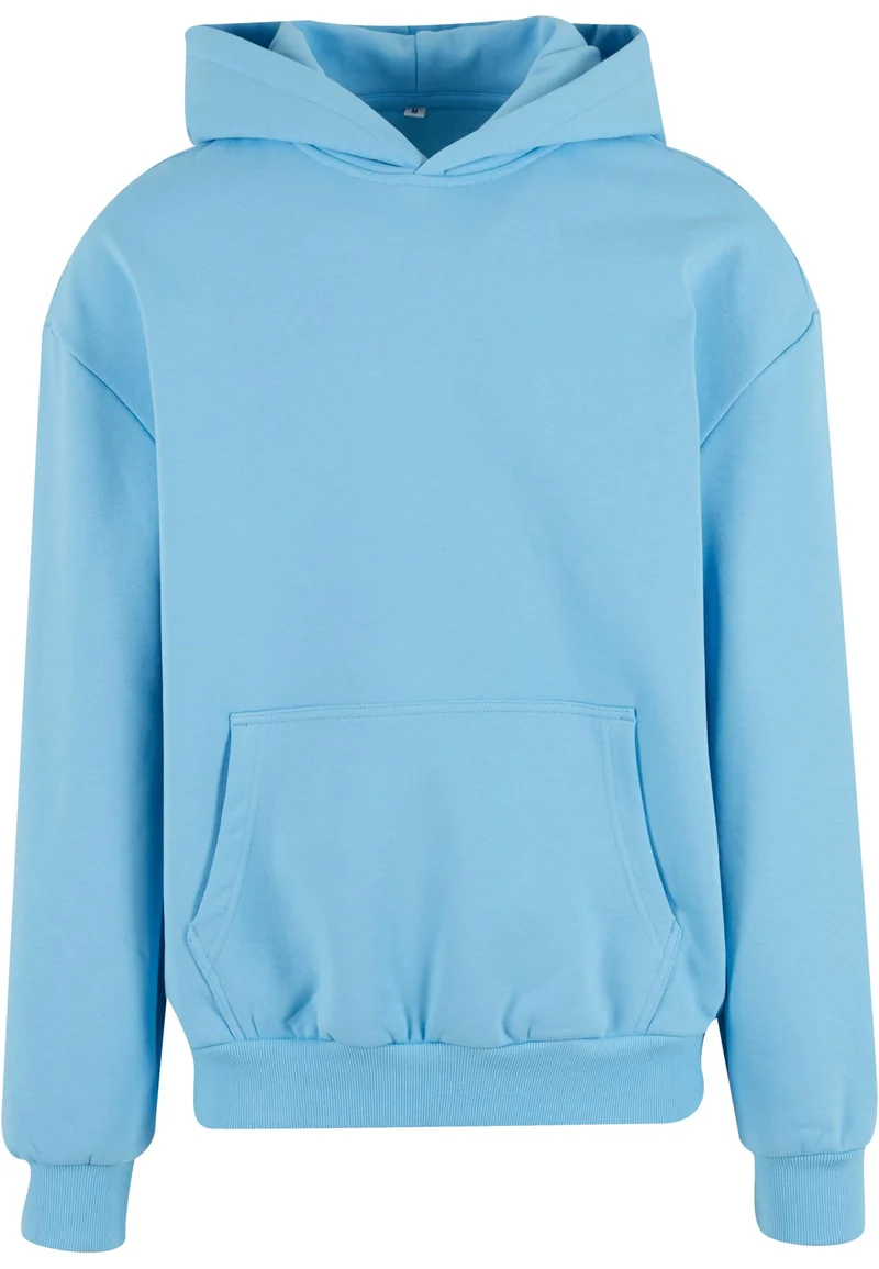 Build Your Brand - Ultra Heavy Oversized Hoodie - Baltic Blue