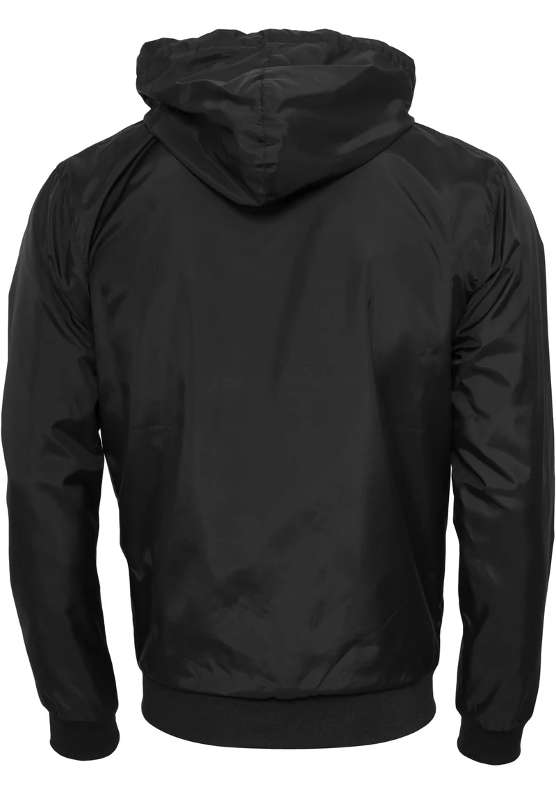 Build Your Brand - Windrunner Jas - Black/White