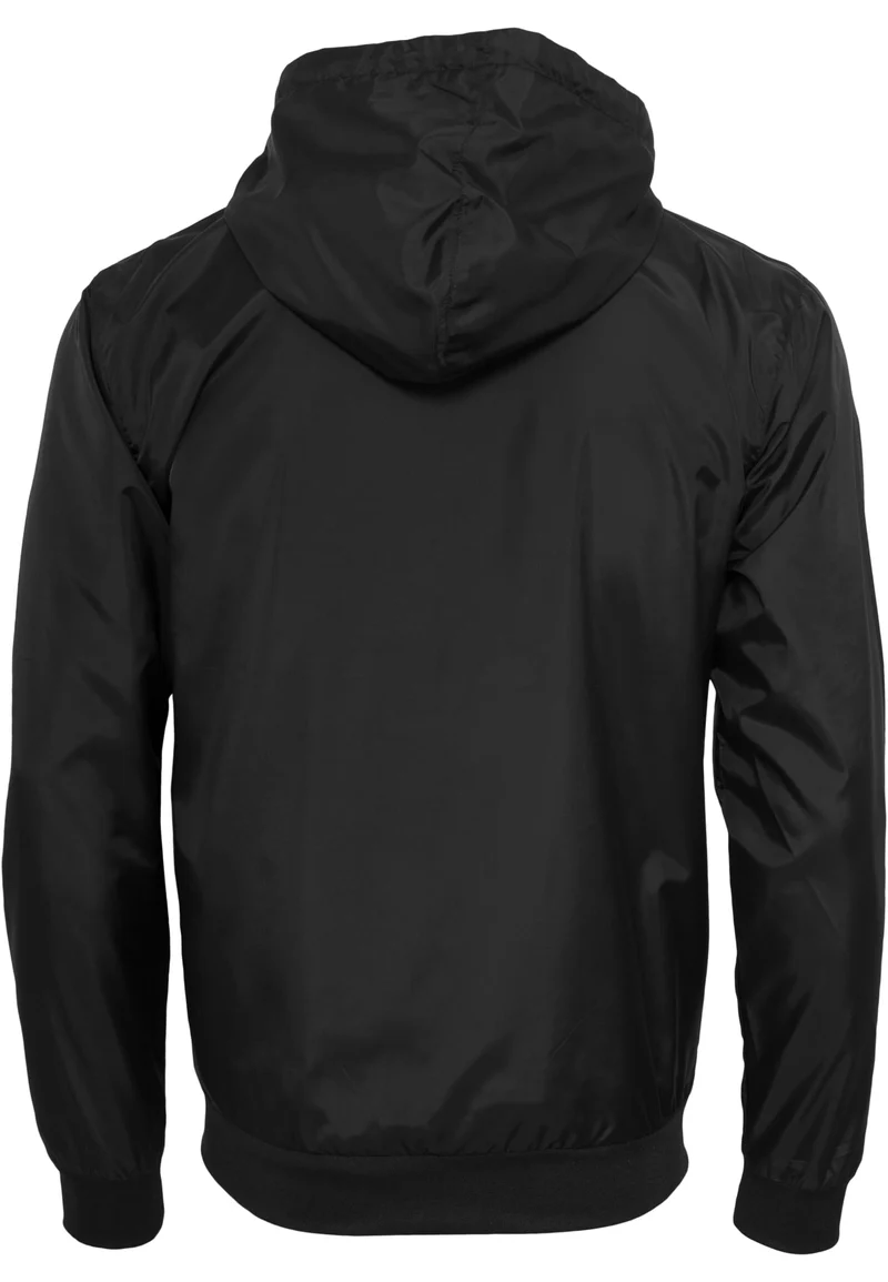 Build Your Brand - Windrunner Jas - Black/Red