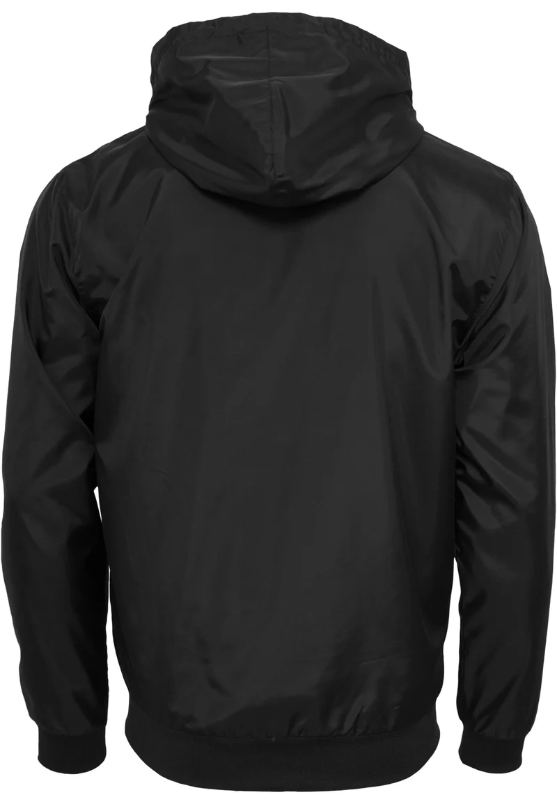 Build Your Brand - Windrunner Jas - Black/Black