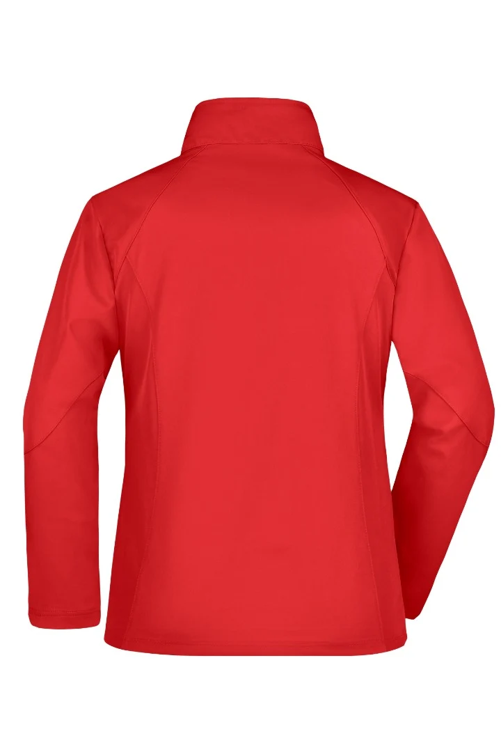 James & Nicholson - Softshell Dames Jas - Red