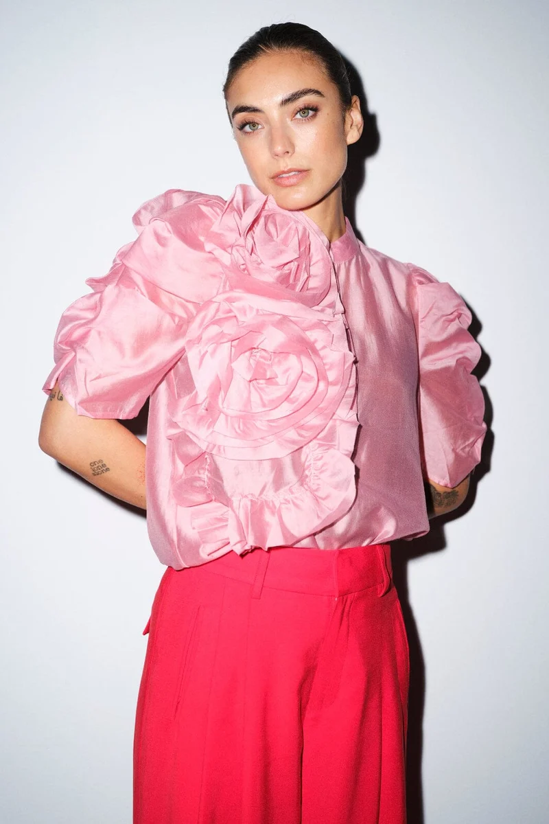 Gossia - Annsofigo Blouse G1805 - Rose Bloom