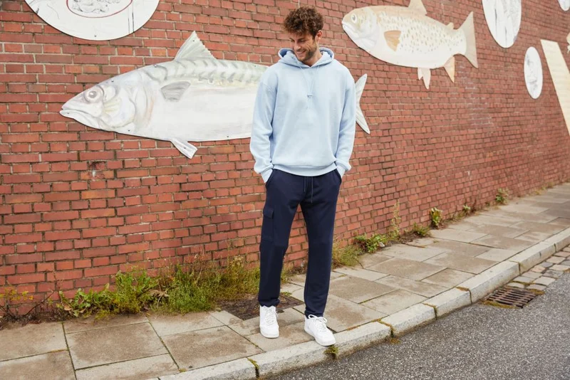 James & Nicholson - Lounge Broek – Navy – Organic