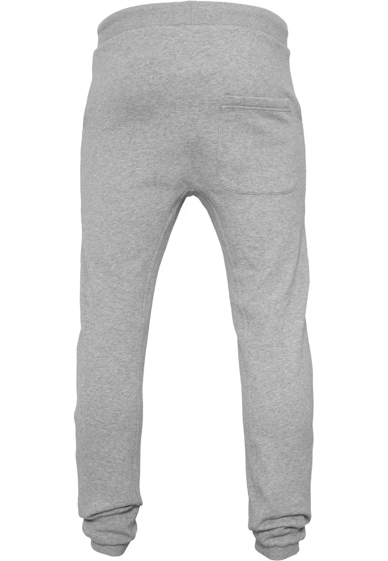 Build Your Brand - Heavyweight Deep Crotch Joggingbroek - Heather Grey