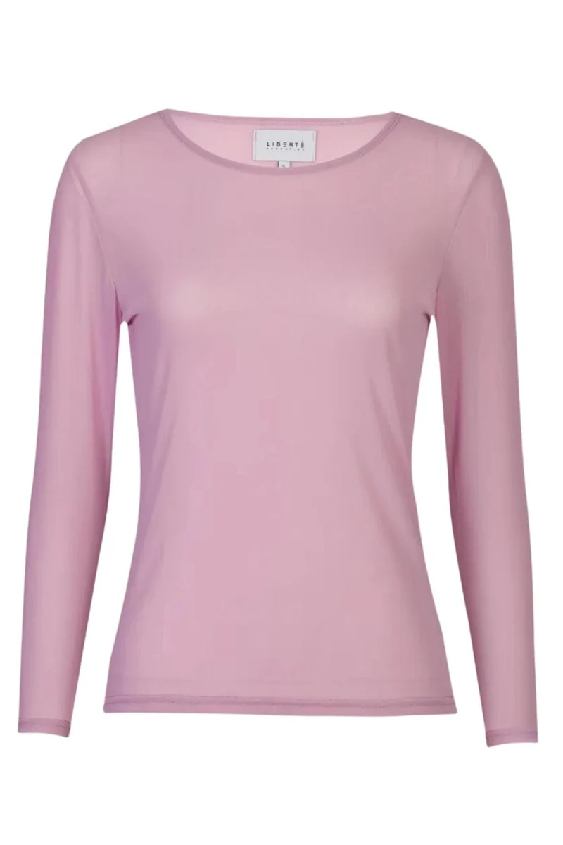 Liberte - Mesh Ls Tshirt 22065 - Lavender