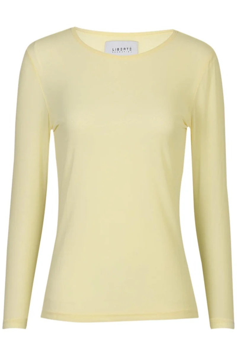Liberte - Mesh Ls Tshirt 22065 - Yellow