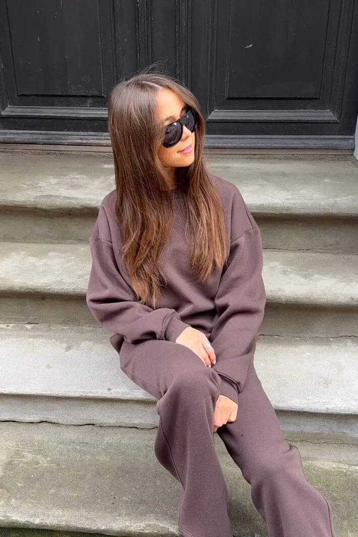 Modström - Tiamd Sweat 57960 - 5508 - Seal Brown