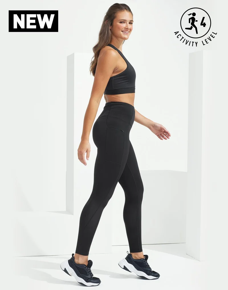 TriDri - Elements Outdoor Dames Legging - Black