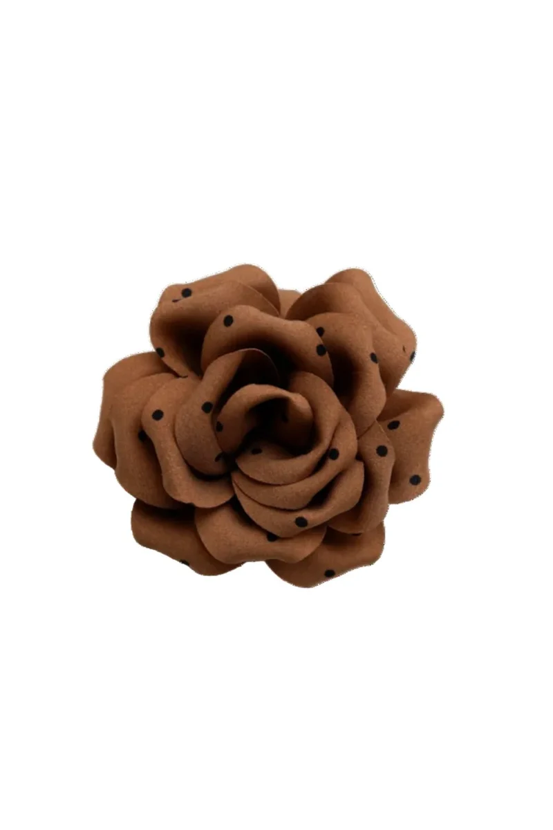 Black Colour - Bcchristy Brooch & Pin 6053 - Brown Dot