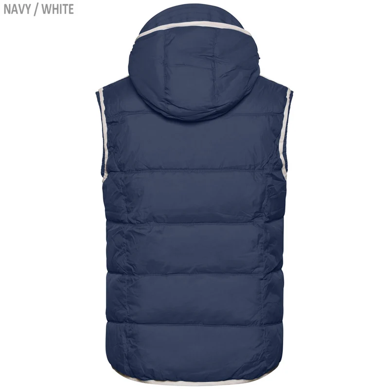 James & Nicholson - Maritime Bodywarmer - Navy/White