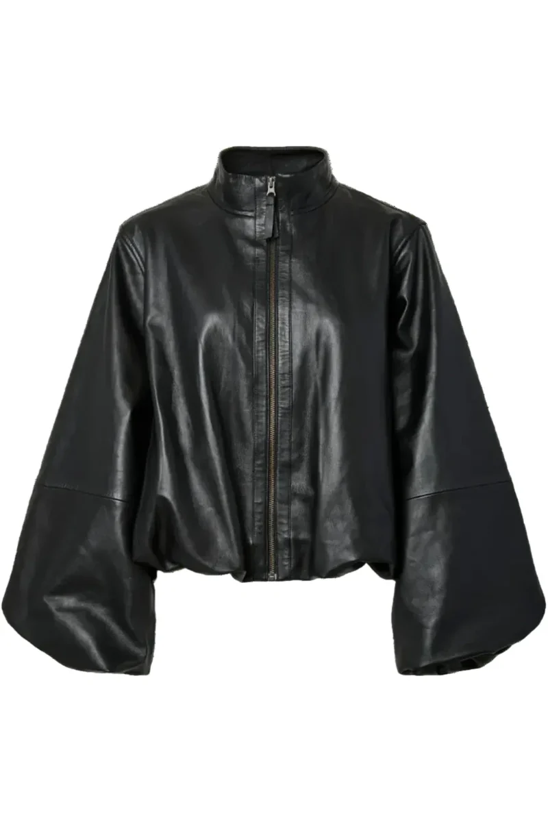 YAS - Yasisabel Leather Jacket - 5105116 Black