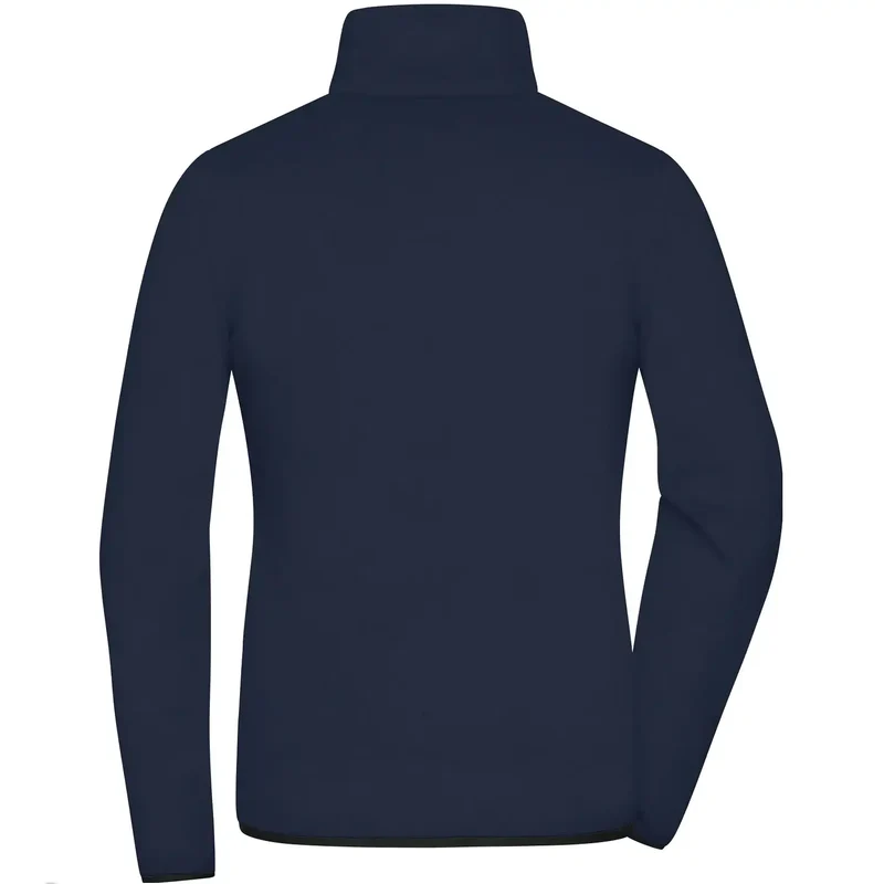 James & Nicholson - Fleece Dames Jas - Navy/Black
