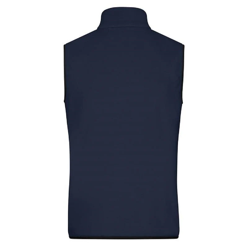 James & Nicholson - Fleece Bodywarmer - Navy/Black