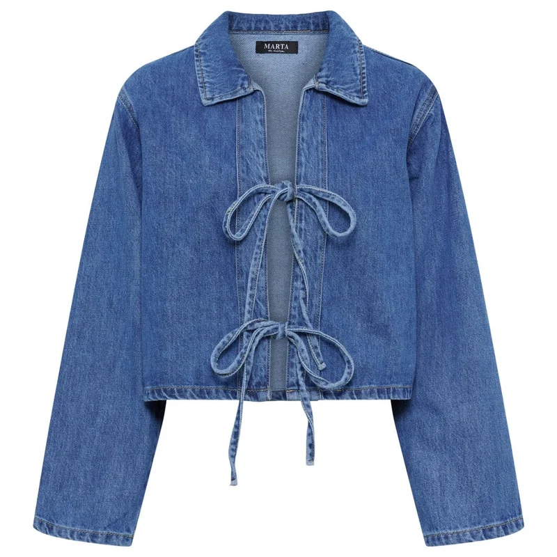 Marta Du Chateau - Mdcerin Jacket MDC248-V9105 - Blue Denim